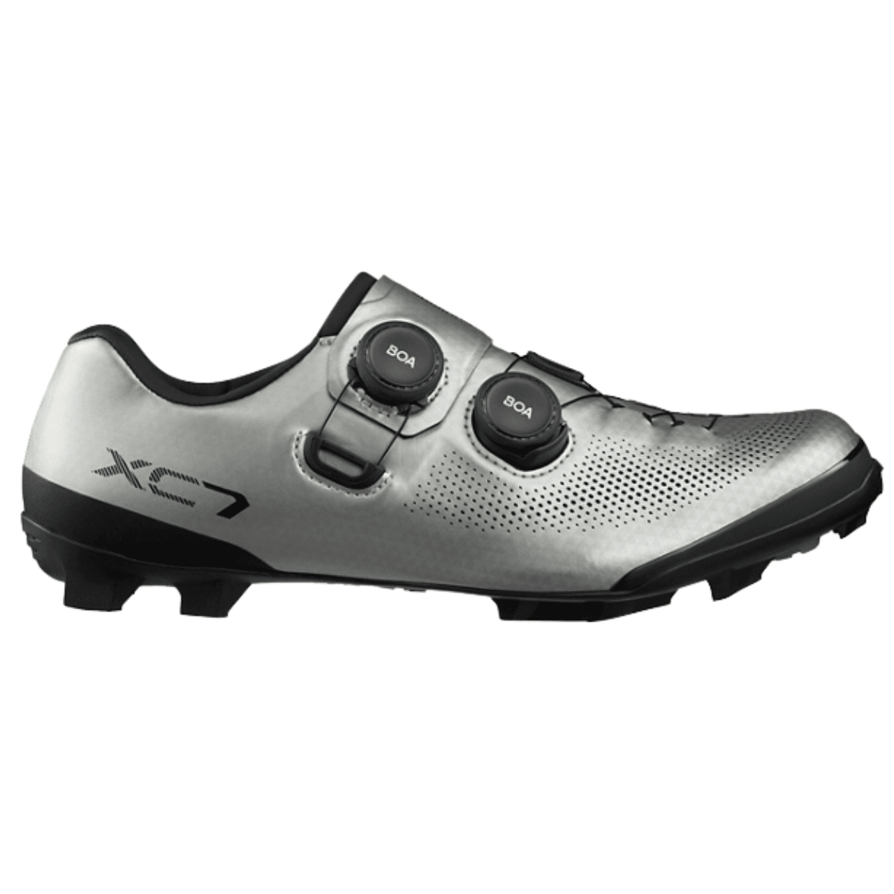 SAPATILHA MTB SHIMANO SH-XC703 CARBON - PRATA | Fraga Bike Shop