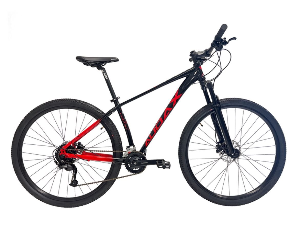 BICICLETA MTB A29 AUDAX HAVOK NX - PRETO/VERMELHO | Fraga Bike Shop