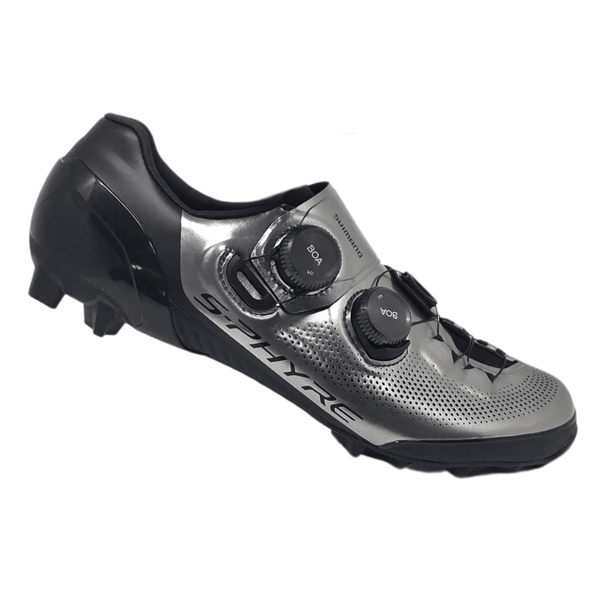 SAPATILHA MTB SHIMANO SH-XC903 S-PHYRE - PRATA | Fraga Bike Shop