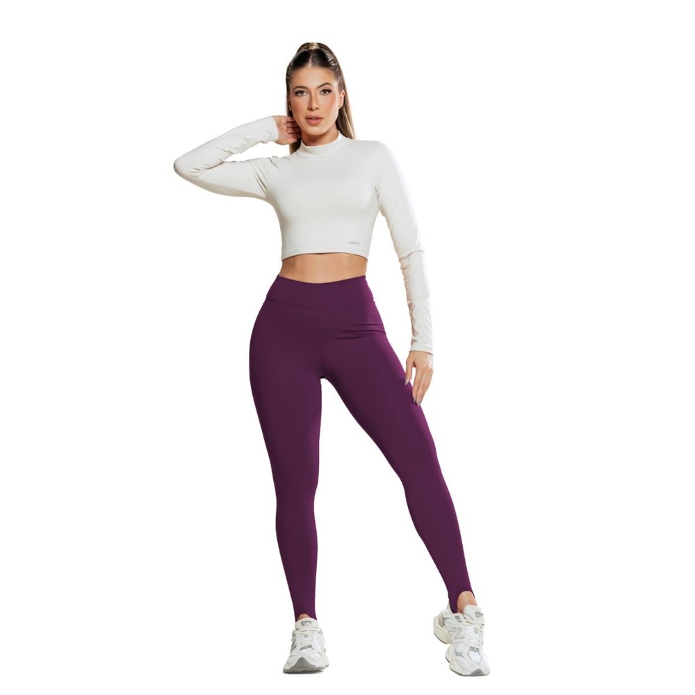 Legging Feminina Calça Legging Malha Fria Kit Camiseta MALHA FRIA