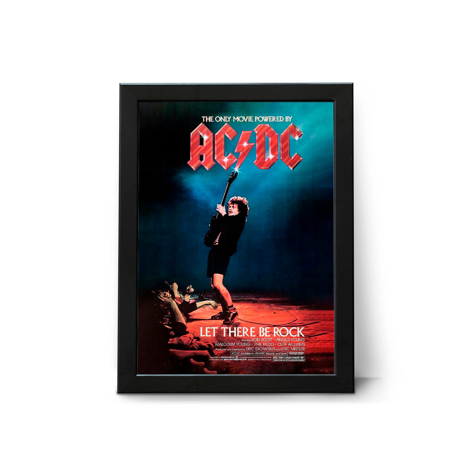 Quadro Pôster AC/DC Let There Be Rock 1980 | Quadrante Shop