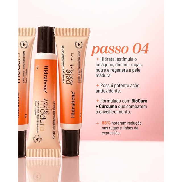 HIDRABENE CREME PARA AREA DOS OLHOS PELE MADURA - 15G | SB BOX
