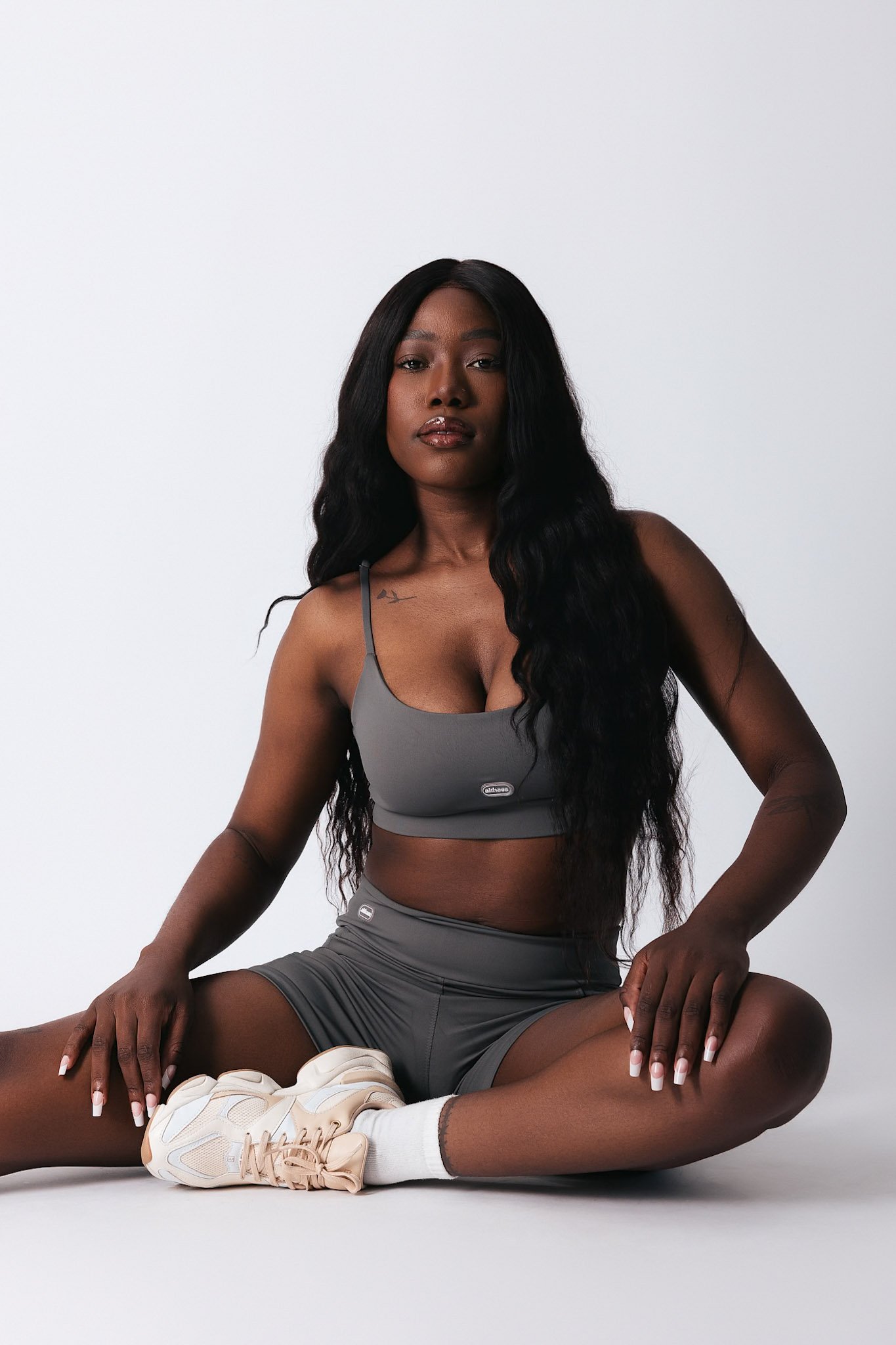 Conjunto Top e Short Basic 2.0 Chumbo | Althaea Intimates