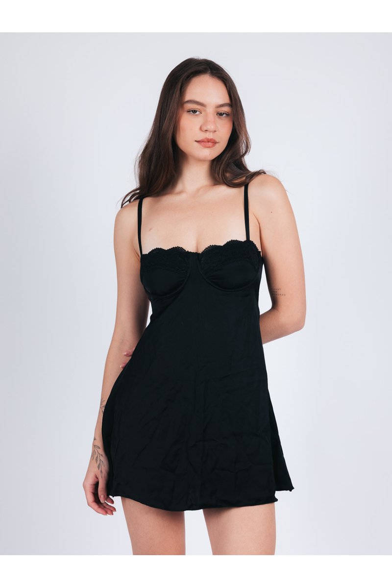 Mini Dress Baby-Doll Good Girl — detalhe