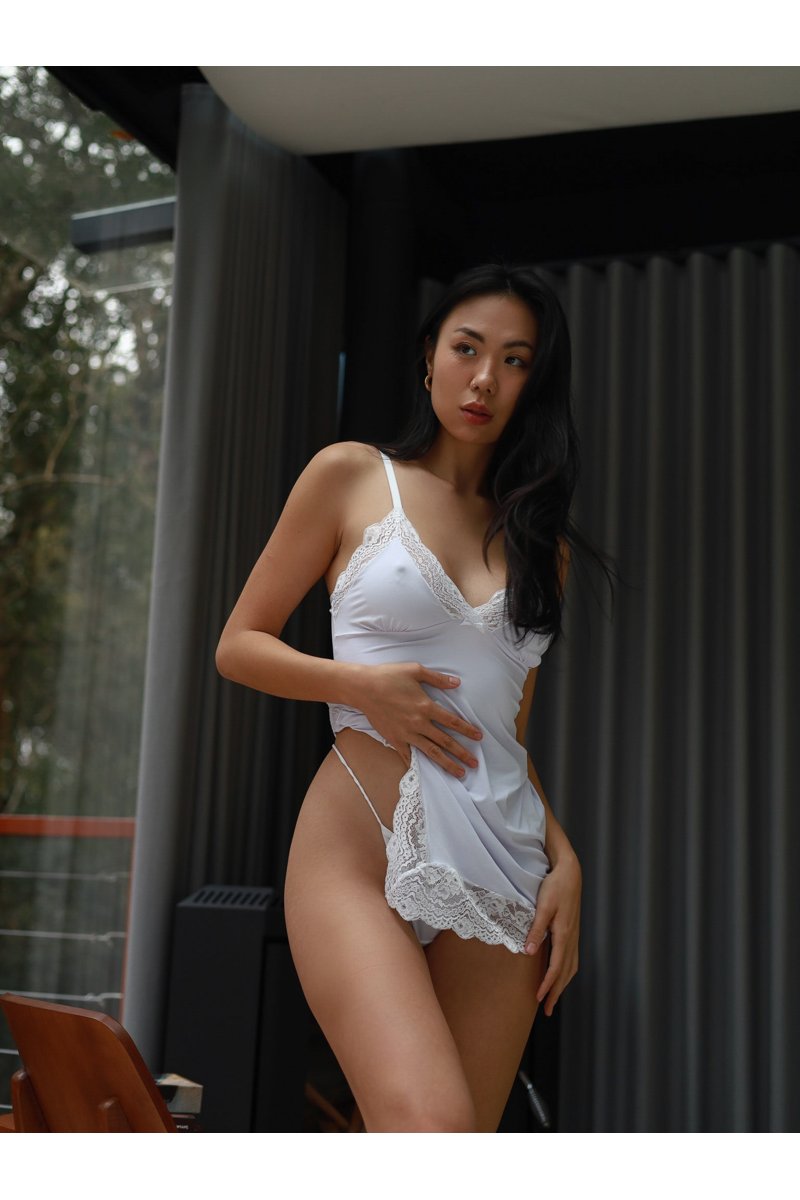 Camisola Baby-Doll Signature + Calcinha — lateral