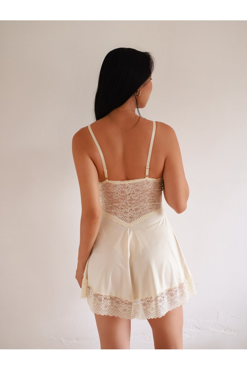 Camisola Baby-Doll J'adore + Calcinha — costas