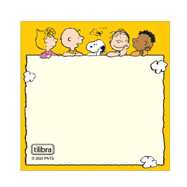 Bloco Adesivo Snoopy TiliNotes 76X76MM Tilibra | CEREJA PAPER I ...