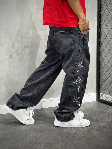 CALÇA Baggy TRIPSIDE STONED RECORTE “THREE CROSS” | 108 Skate Shop