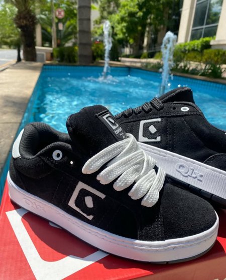 Back Wash TÃªnis Qix Higher Qix 90s TÃªnis Qix Base Preto Tênis