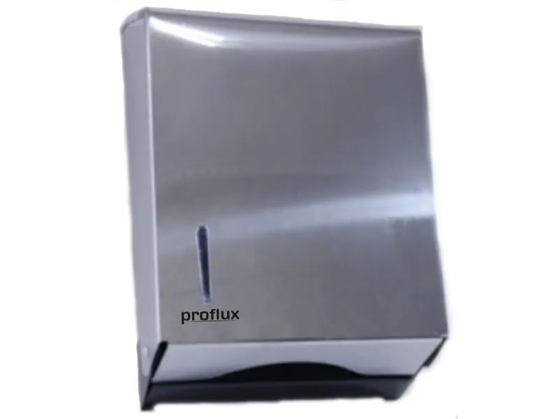 Dispenser de Papel toalha em aço inox interfolhas (14004)