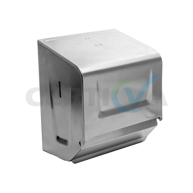 14029 Toalheiro / Dispenser de Papel Toalha Bobina em Inox (14029) | Certiva