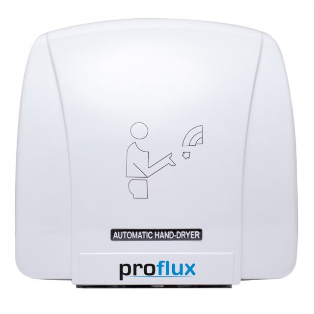 Secador de Mãos em Plástico ABS Branco PROFLUX 110V (51337)