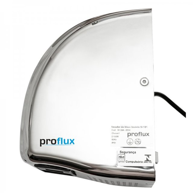 Secador de Mãos Inox Polido 304 220V PROFLUX (51334)