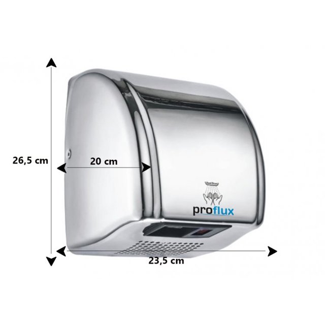 Secador de Mãos Inox Polido 304 220V PROFLUX (51334)