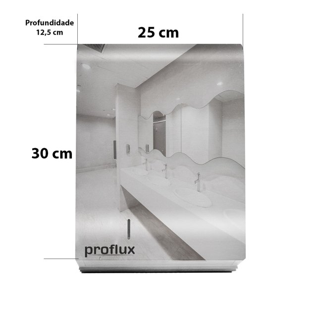 Suporte Dispenser de Papel Toalha Aço Inox Proflux (115005)