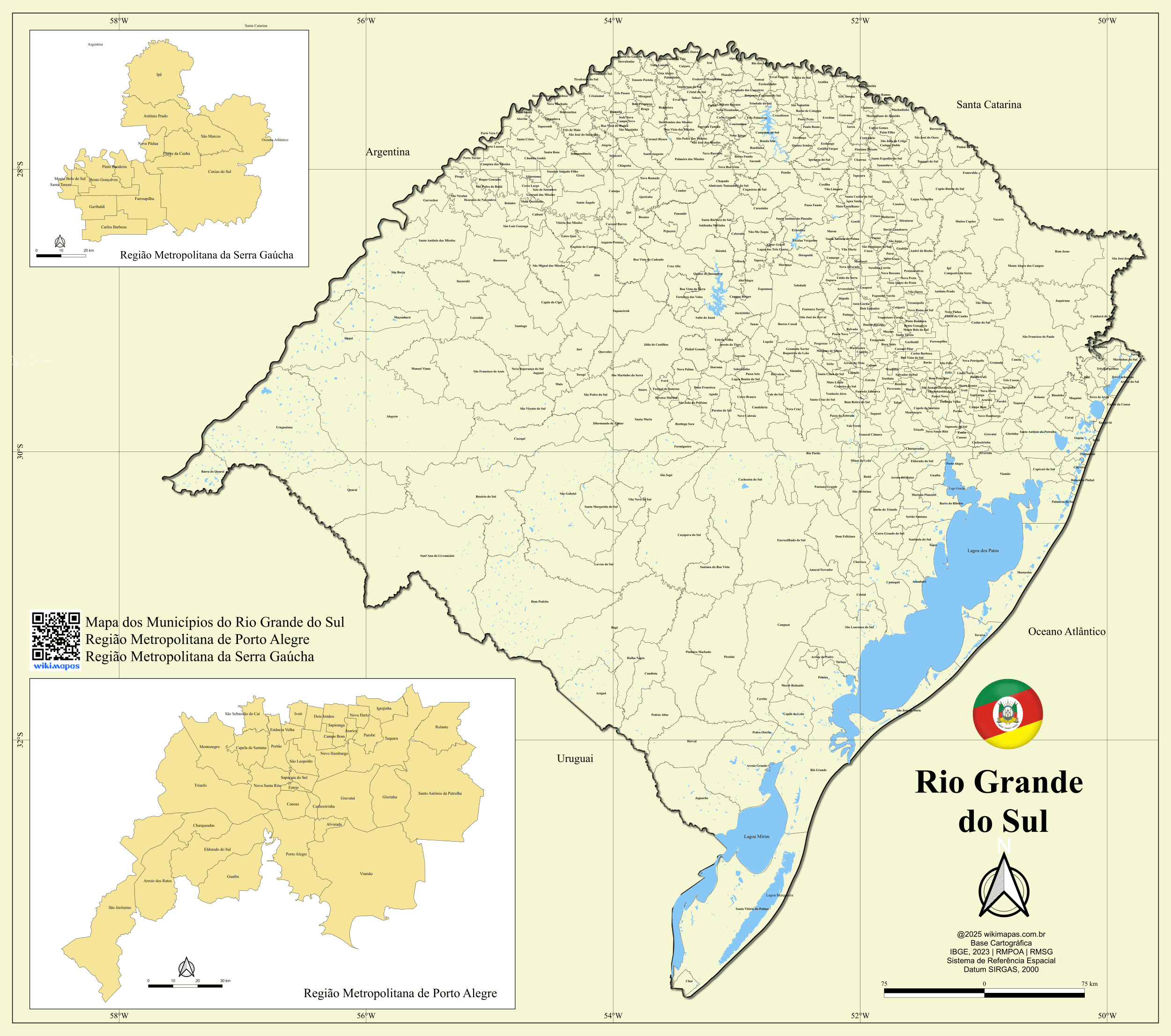 Mapas Escolares Especiais: Localização de Municípios e Regiões ...