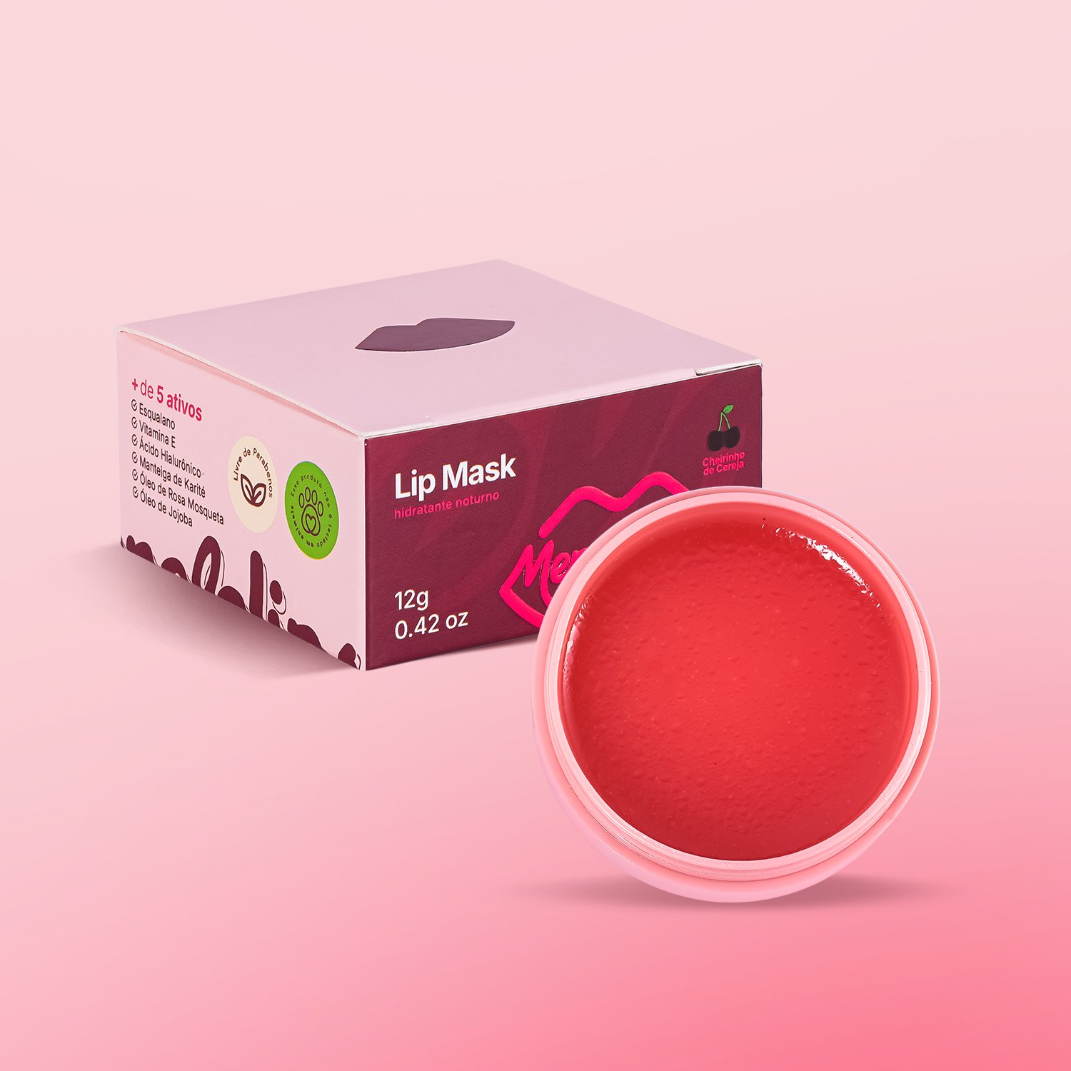 Lip Mask Hidratante Noturno Labial MenelaLips | Menela Oficial