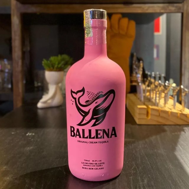 Ballena spirit bottle.