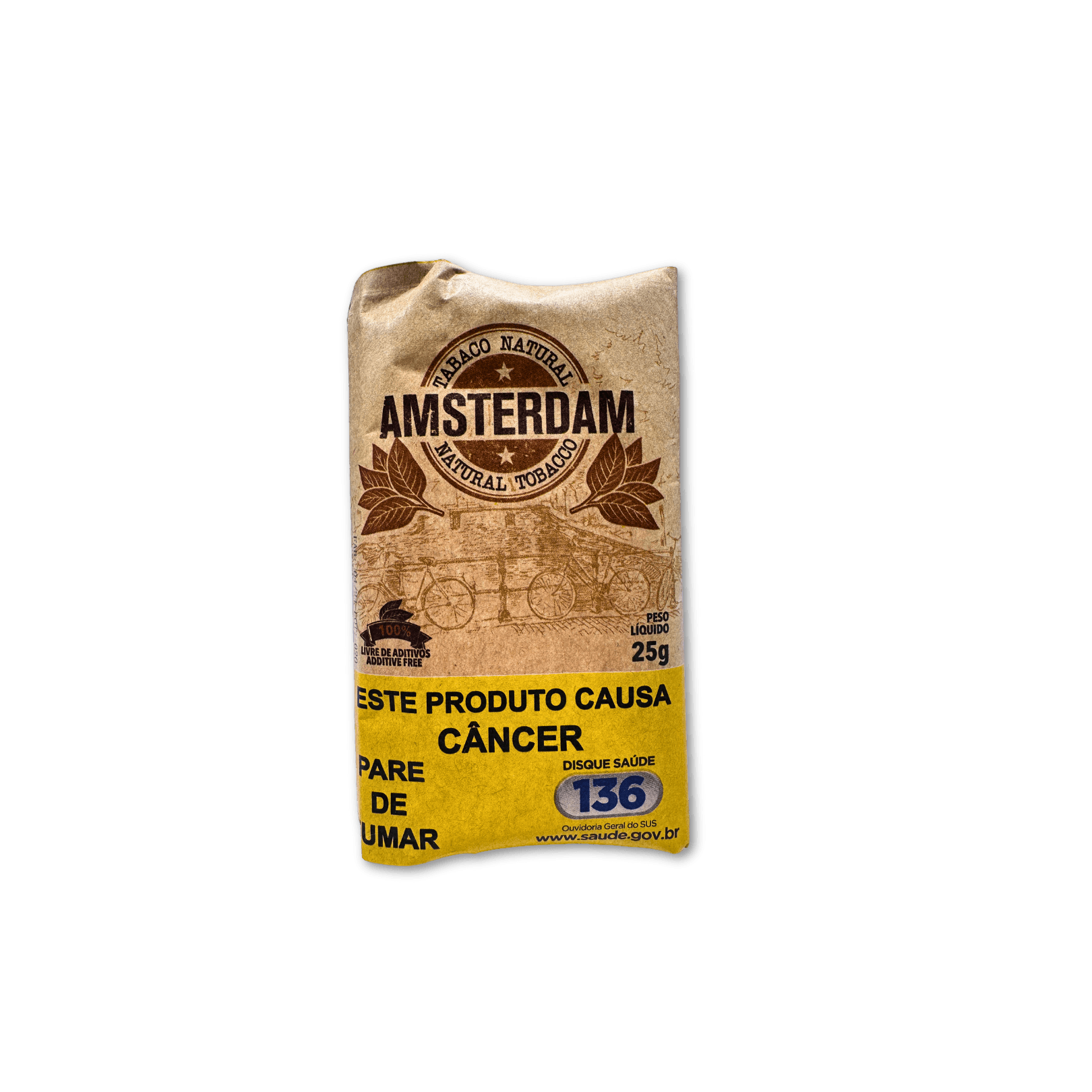 Tabaco Amsterdam Virginia Gold Pacote 25g