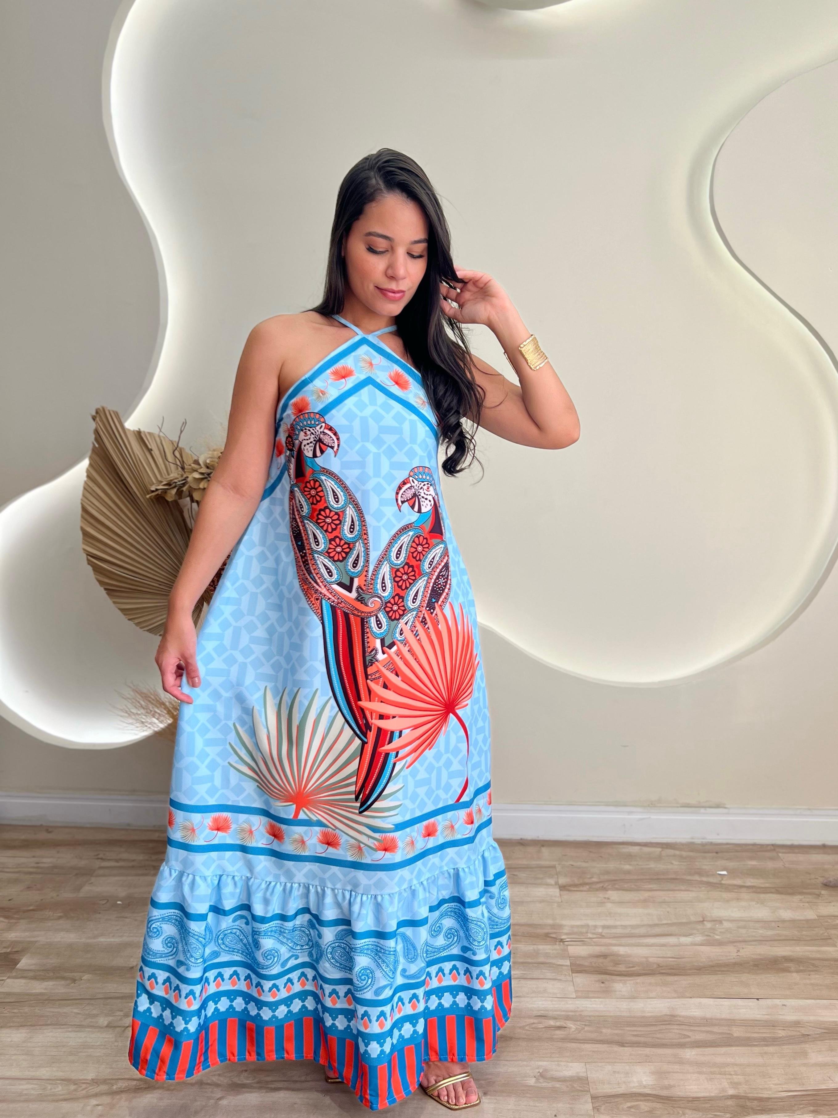 Vestido Longo Inspiração Farm | Bem Vestida
