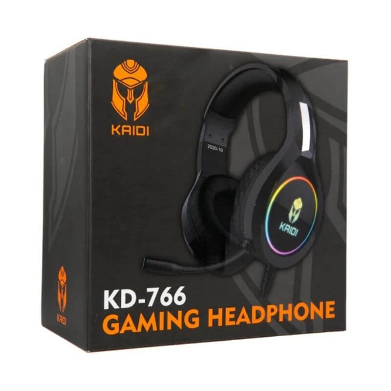 Fone de Ouvido Gamer P2/USB Kaidi headph KD-766 PT | Viatec Digital