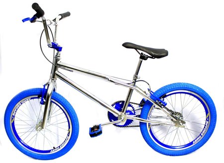 Bicicleta BMX Aro 20 Cross DNZ Cromada com Aro Aero | XCOBIKES