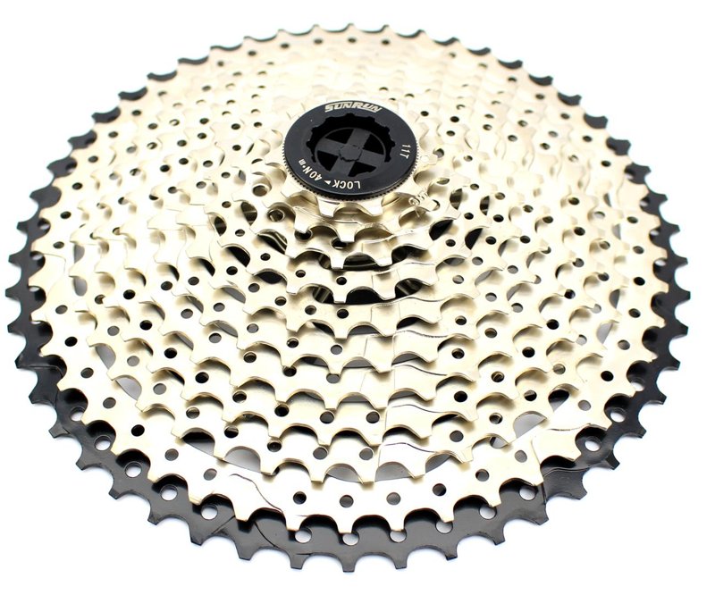 Cassete Bicicleta SunRun 11v 11-50 Dentes Padrão Shimano HG Aço