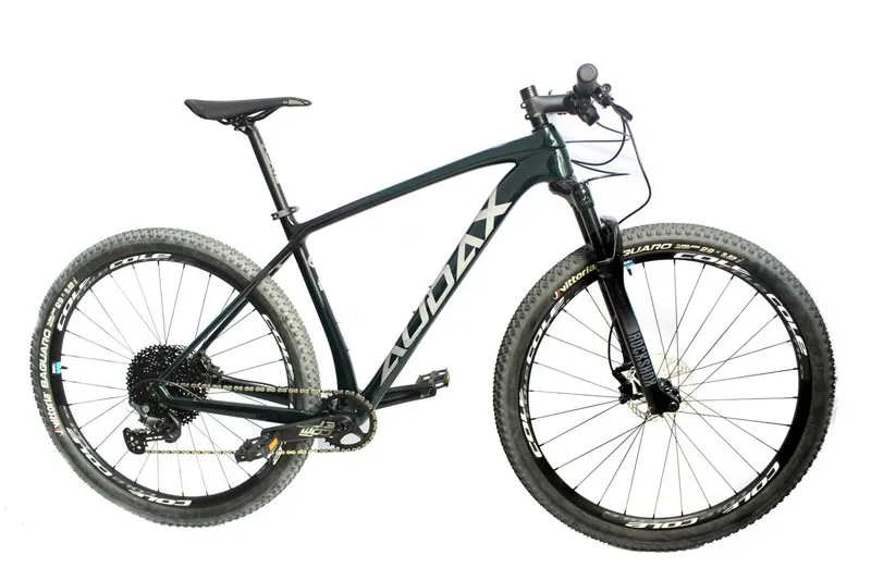 Bicicleta Aro 29 MTB Audax Auge 555 Carbono Deore 12v RockShox Tam