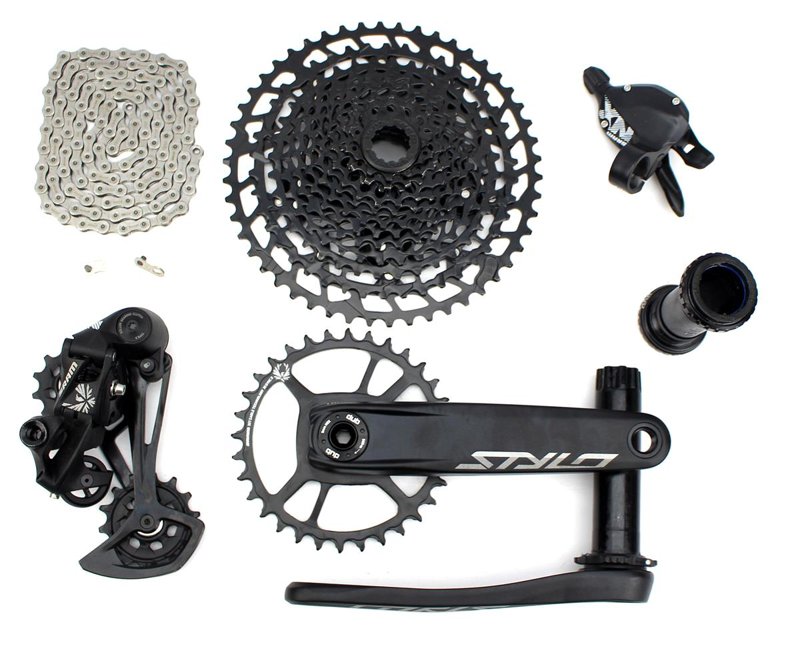Grupo Sram Nx Eagle 6 Peças 12v 1x12 Cassete 11-50 Pedivela DUB 32