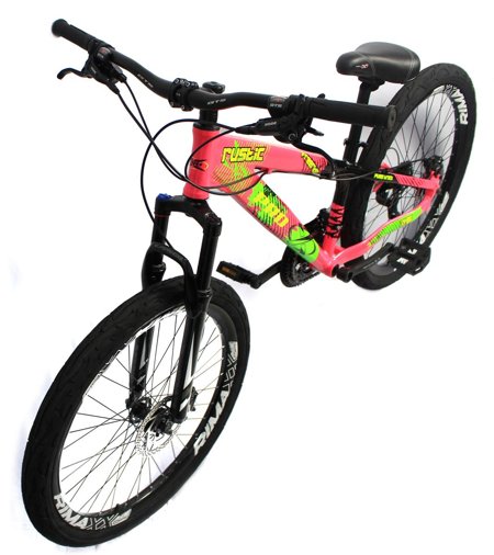 Bicicleta Aro 26 MTB PRO-X Rustic Freeride Alumínio Reforçado