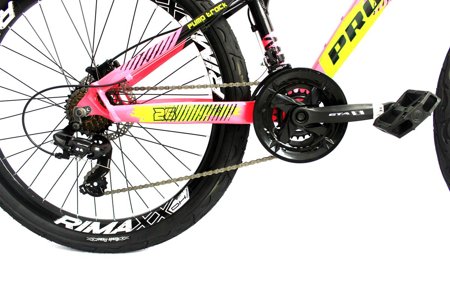 Bicicleta Aro 26 MTB PRO-X Rustic Freeride Alumínio Reforçado