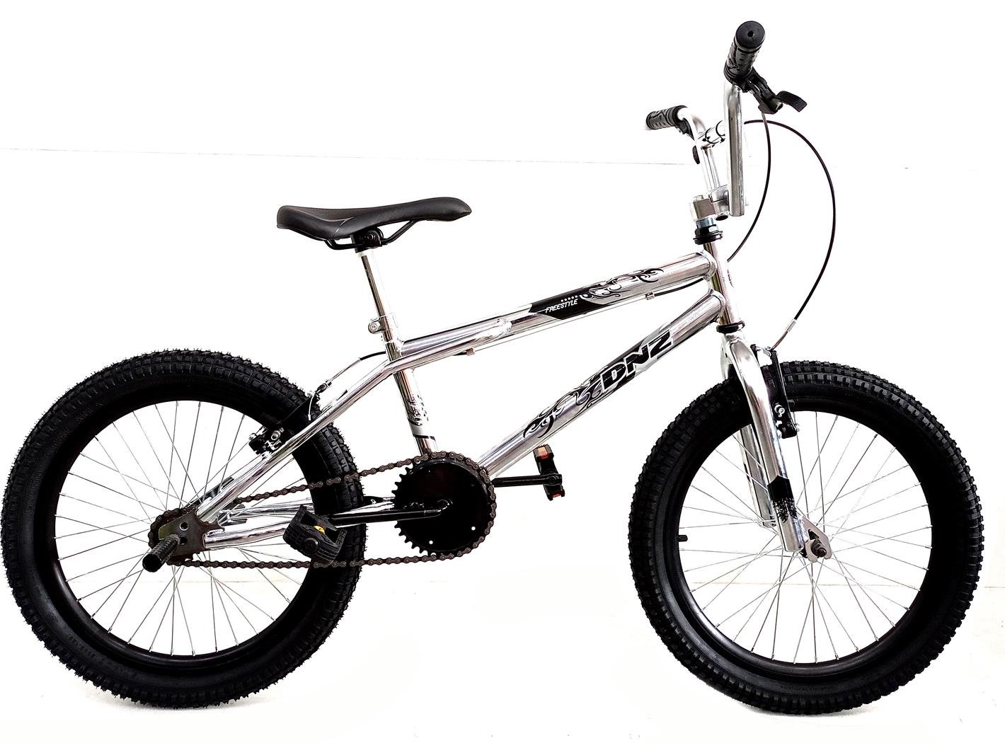 Bicicleta BMX Aro 20 Cross DNZ Cromada com Aro Aero | XCOBIKES