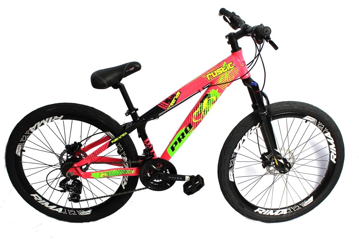 Bicicleta Aro 26 MTB PRO-X Rustic Freeride Alumínio Reforçado