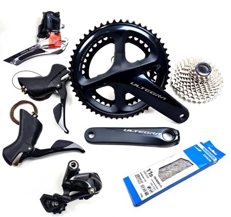 Grupo Speed Shimano Ultegra 6800/R8000 com 6 peças 52-36/11-32