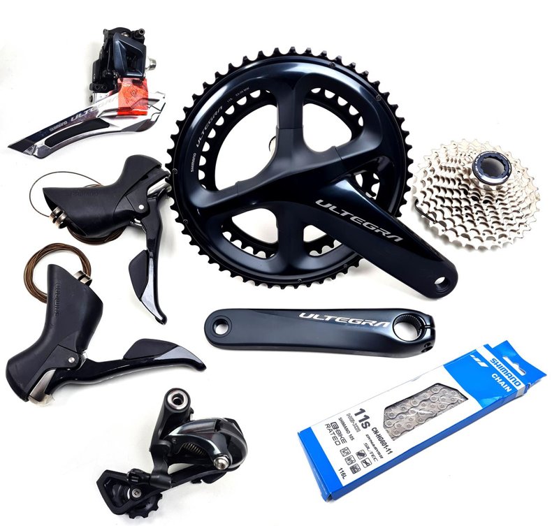 Grupo Speed Shimano Ultegra 6800/R8000 com 6 peças 52-36/11-32