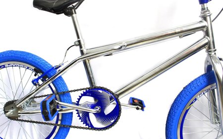 Bicicleta BMX Aro 20 Cross DNZ Cromada com Aro Aero | XCOBIKES