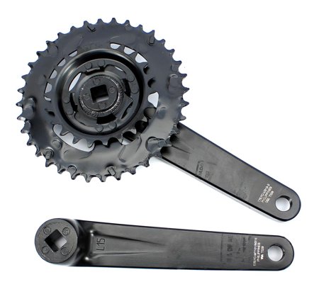 Pedivela Duplo Bicicleta Shimano Altus MT315 36/22 dentes 2x8v