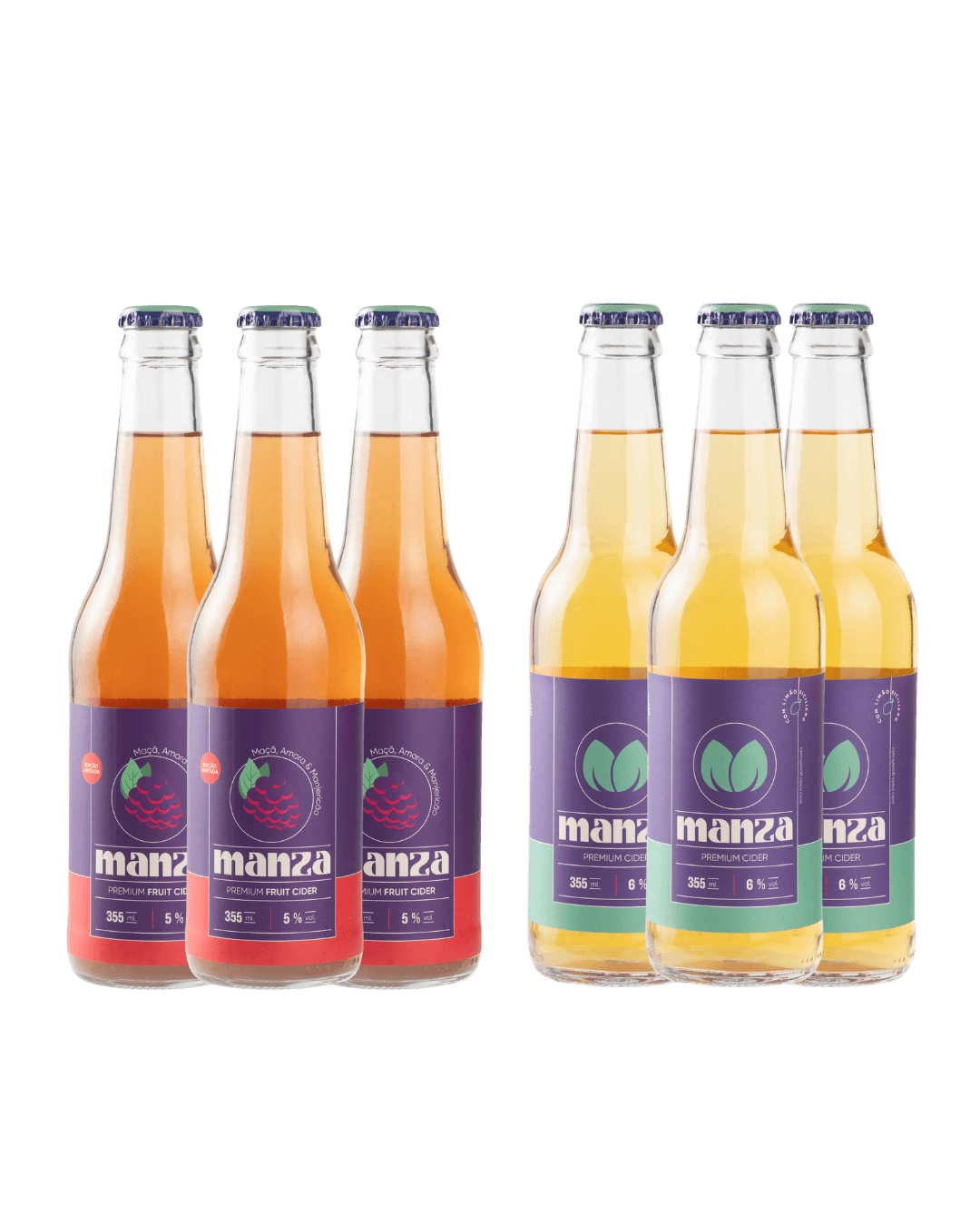 Kit 2 sabores - 6 garrafas (355ml) | Manza
