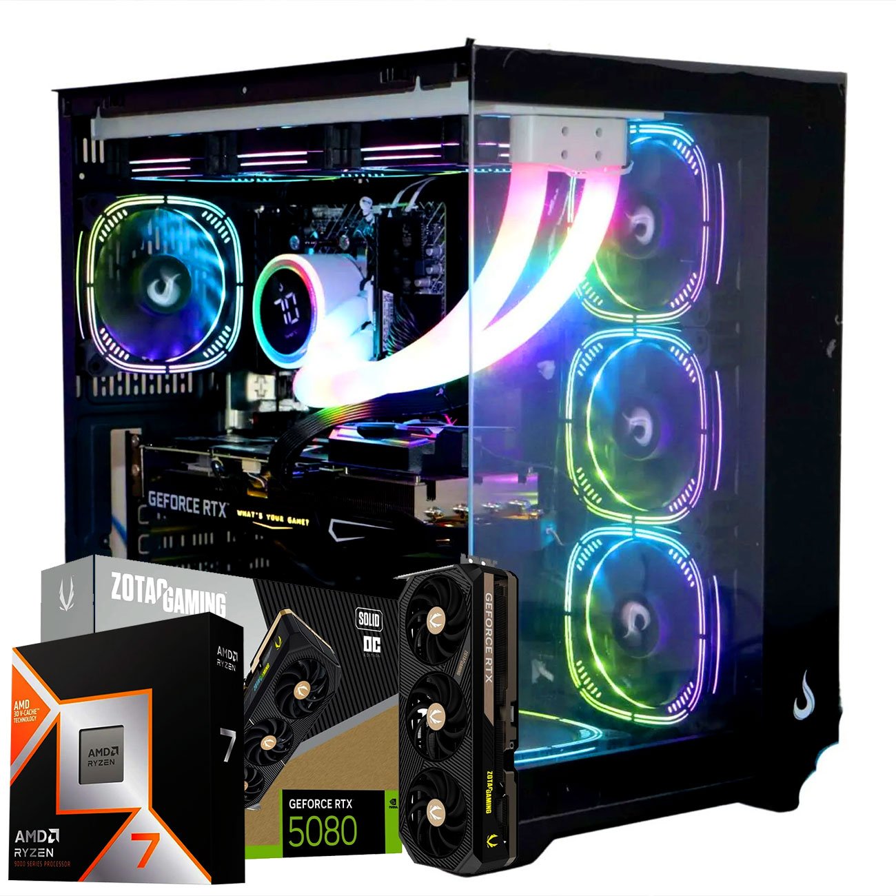 Computador para Pytorch 7 9800X3D, GeForce RTX 5080 16GB, Ram DDR5