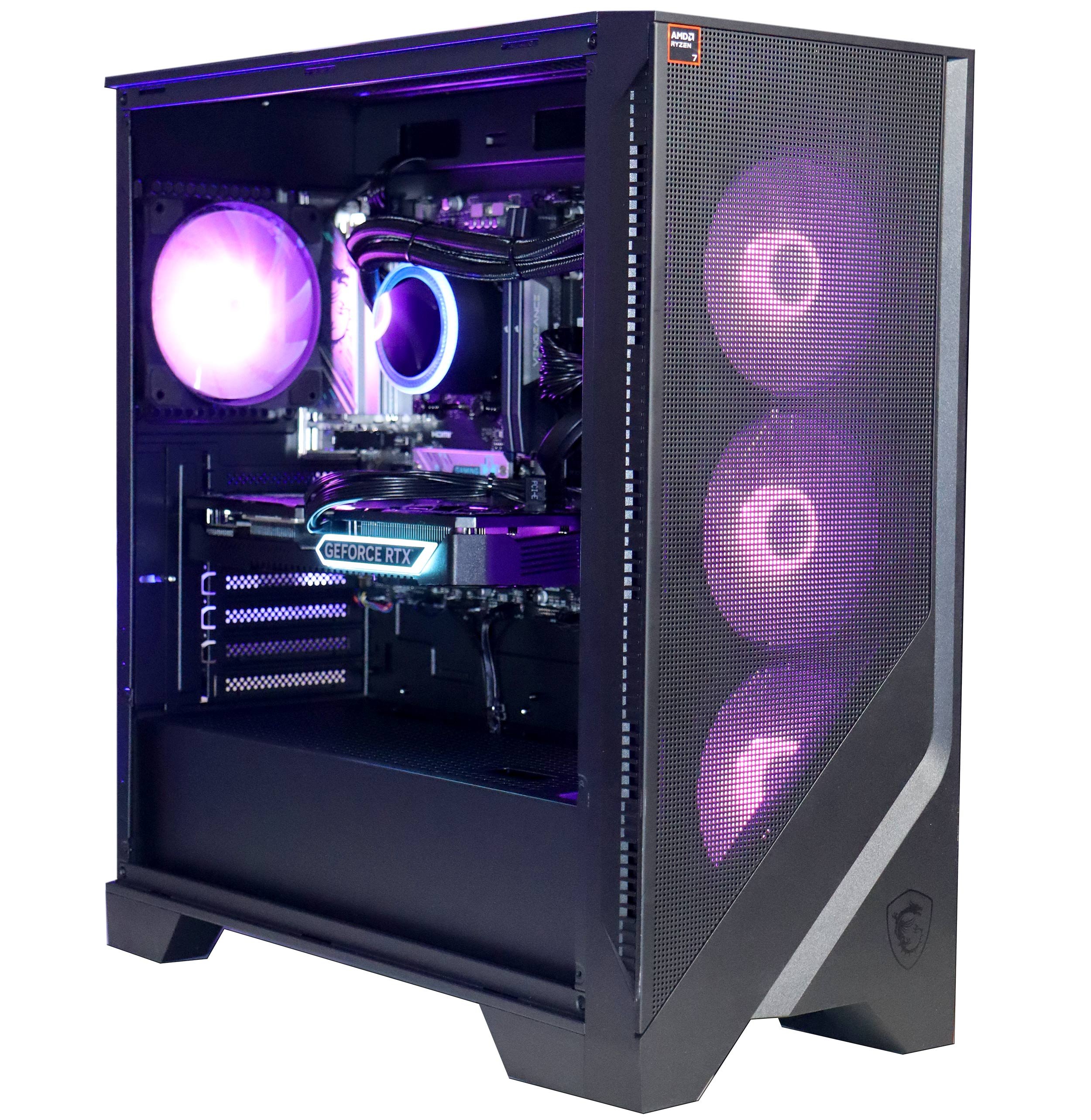 Computador Ryzen 9 5900x, RTX 5060 8GB, X570-P, 32GB DDR4, SSD