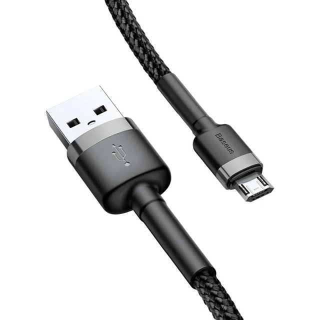 Cabo USB-A a Micro USB Baseus Superior 2A CAMYS-01 - Black 1 metro