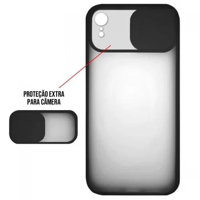 Capa com Proteção de Câmera e Abertura Abre e Fecha - iPhone XR | iSafe  TechStore