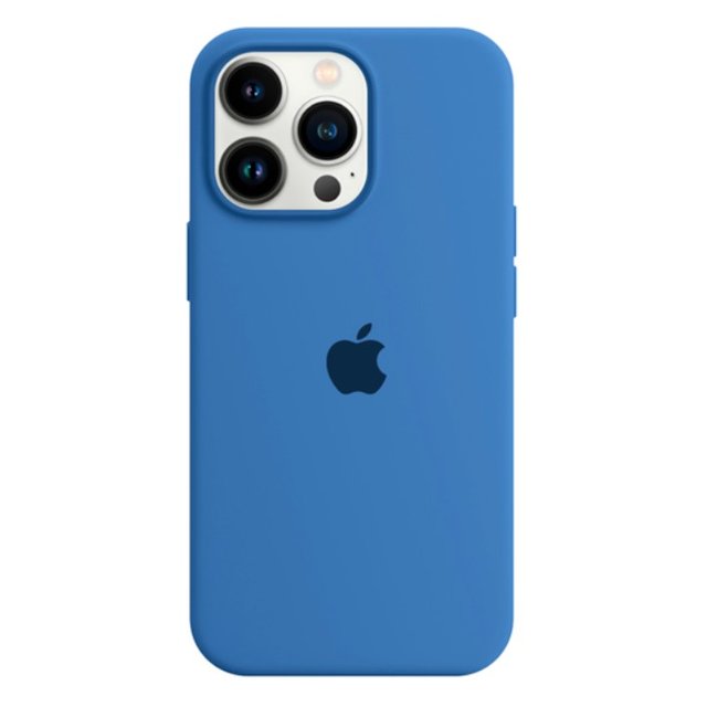 Capa Azul Escuro Estilo Original para iPhone 13 Pró Max