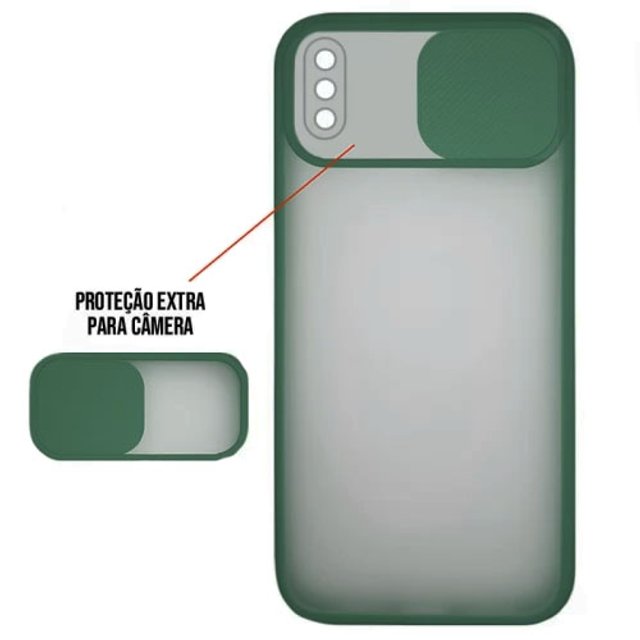 Capa com Proteção de Câmera e Abertura Abre e Fecha - iPhone X/XS | iSafe  TechStore