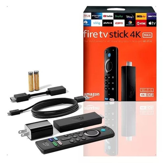 TV Stick 4K Reprodutor Portátil de Conteúdos Streaming + Comando