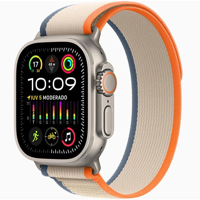 Apple Watch Ultra 2 GPS + Cellular • Caixa de titânio – 49 mm • Pulseira  Oceano azul