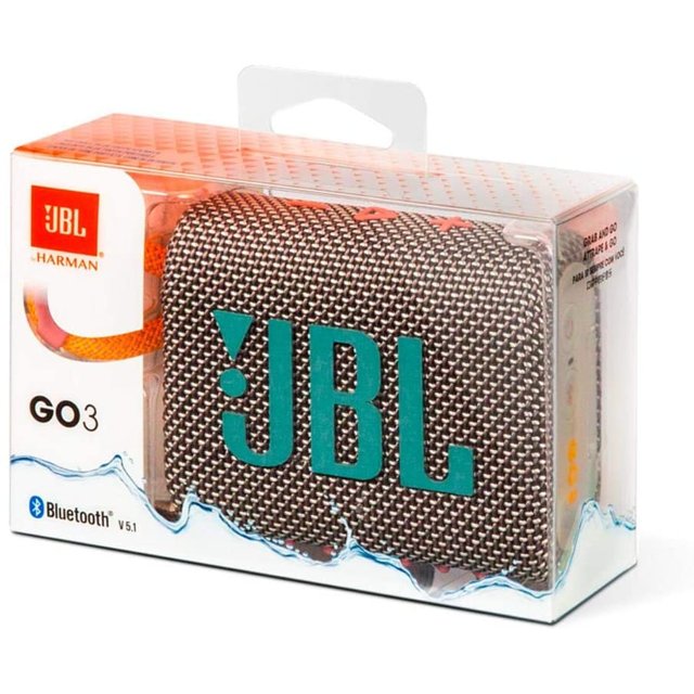 Caixa De Som Port til Bluetooth JBL GO 3 4 2W Cinza ISafe TechStore caixa-de-som-port-til-bluetooth-jbl-go-3-4-2w-cinza-isafe-techstore