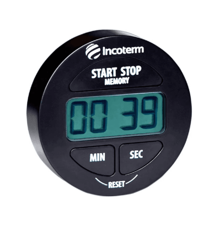 Timer Digital Com cronômetro e alarme - Incoterm | Mega Refrigeração