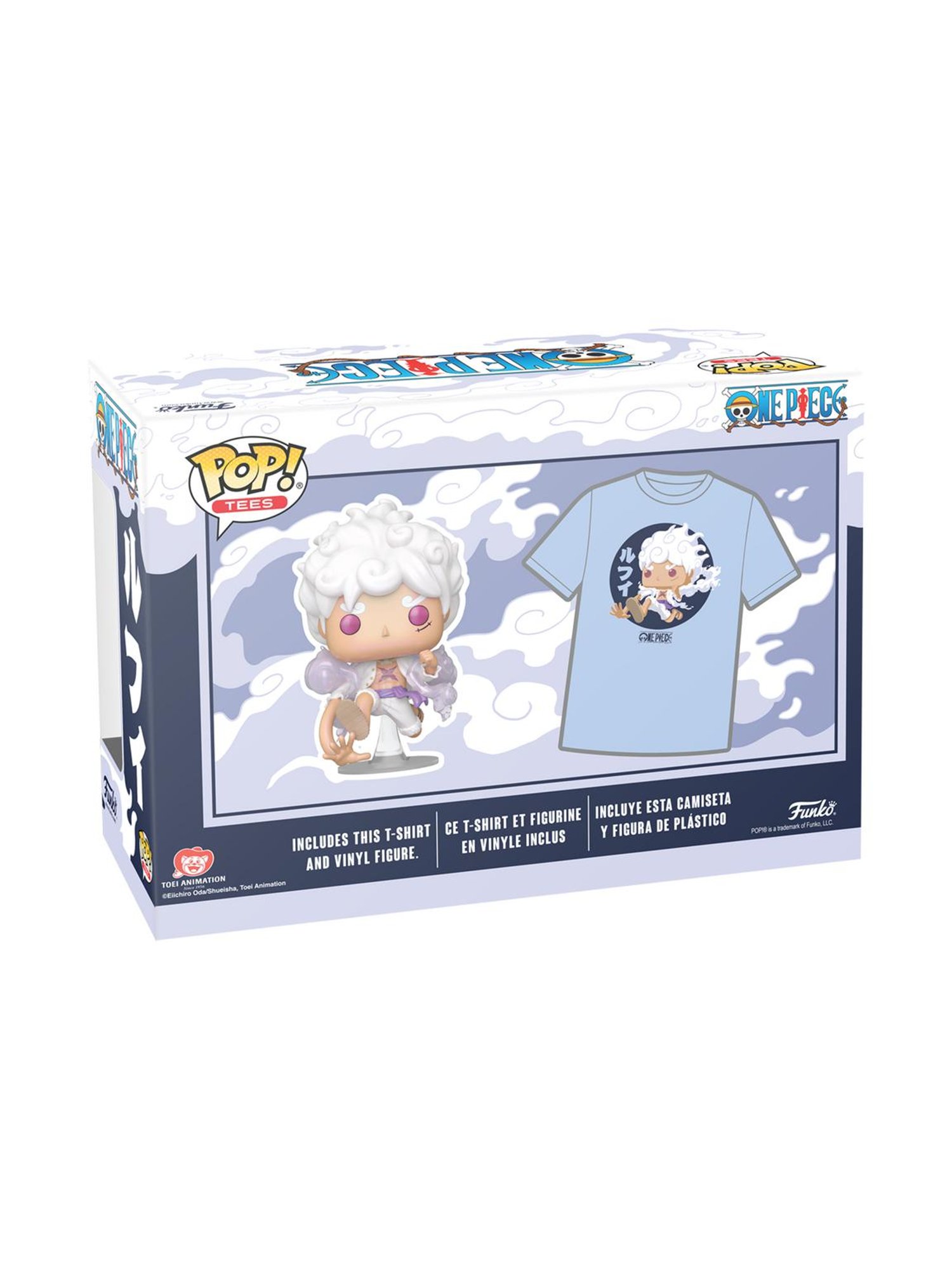 Set Funko Pop & Tee – Luffy Gear Fifth (One Piece) – T-shirt + Funko Pop Esclusivo