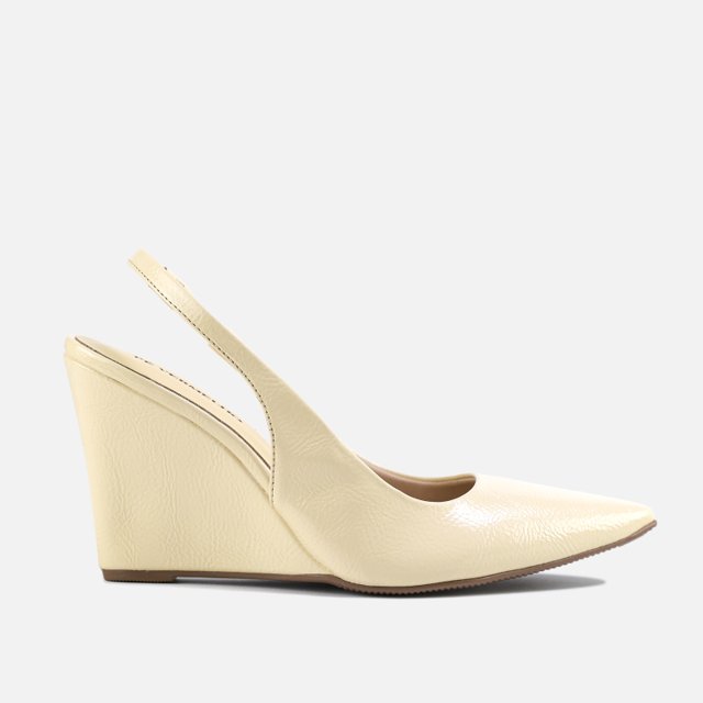 Scarpin Slingback Anabela Feminino – Elegância e Conforto Pé